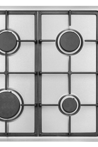 ELBA 60CM 4 GAS BURNER HOB STAINLESS STEEL