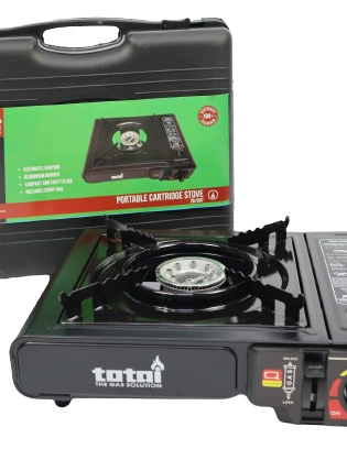 TOTAI PORTABLE CARTRIDGE GAS STOVE