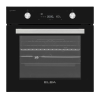 ELBA 60CM MULTIFUNCTION ELECTRIC OVEN WITH BLACKGLASS FINISH