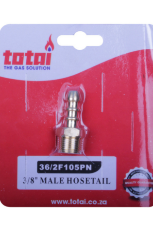 TOTAI TSP 3/8 INCH MALE HOSETAIL