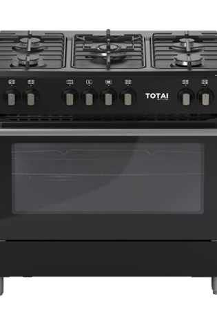 TOTAI 5 BURNER GAS STOVE ELECTRIC OVEN