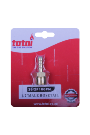TOTAIL 1/2 INCH MALE HOSE TAIL