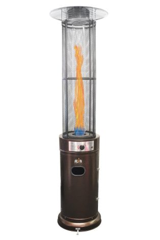 ALVA CYLINDRICAL GLASS TUBE PATIO HEATER
