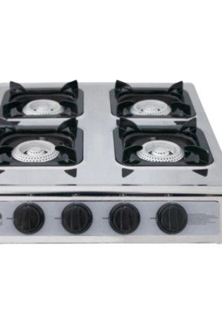 ALVA 4 PLATE STOVE STEEL