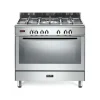 ELBA 5 PLATE GAS STOVE ELECTRIC OVEN STAINLESS STEEL