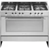 ELBA 5 PLATE GAS STOVE & GAS OVEN STAINLESS STEEL