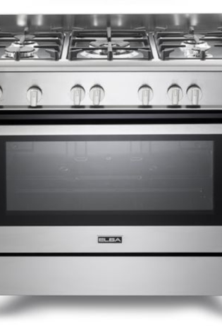 ELBA 5 PLATE GAST STOVE & OVEN