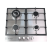 SAFEGAS 4 BURNER HOB STAINLESS STEEL