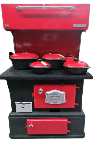 JEWEL 81's COAL STOVE RED