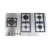 SAFEGAS 5 BURNER STAINLESS STEEL HOB (HOB915MIC)