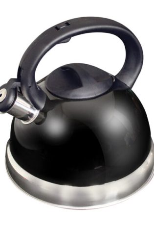SAFEGAS WHISTLIG KETTLE BLACK HANDLES