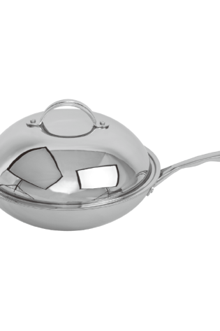 TEZ 36x10CM TRI-PLY WOK