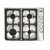 TOTAI 4 BURNER HOB STAINLESS STEEL