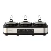 GOLDAIR TRIPLE POT SLOW COOKER